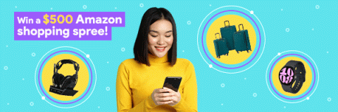 Fancy an Amazon shopping spree - on us?